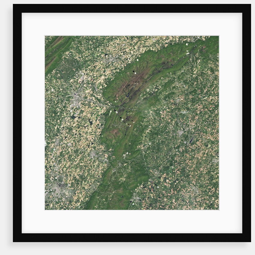 Satellite view of the Gettysburg Battlefield by Anonymous