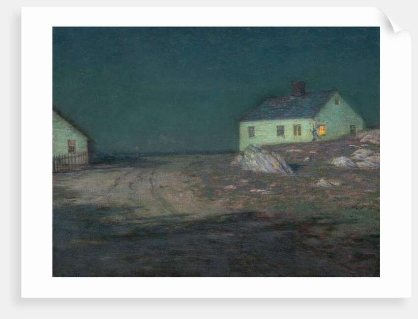 The Harbor Light, New York by Birge Harrison