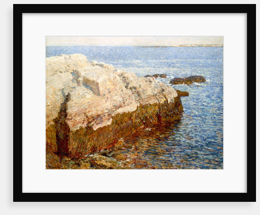 Cliff Rock â€“ Appledore (Isles of Shoals, Maine) by Childe Hassam