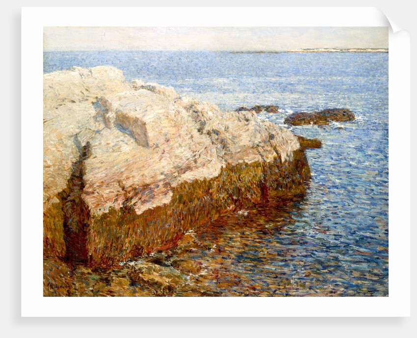 Cliff Rock â€“ Appledore (Isles of Shoals, Maine) by Childe Hassam