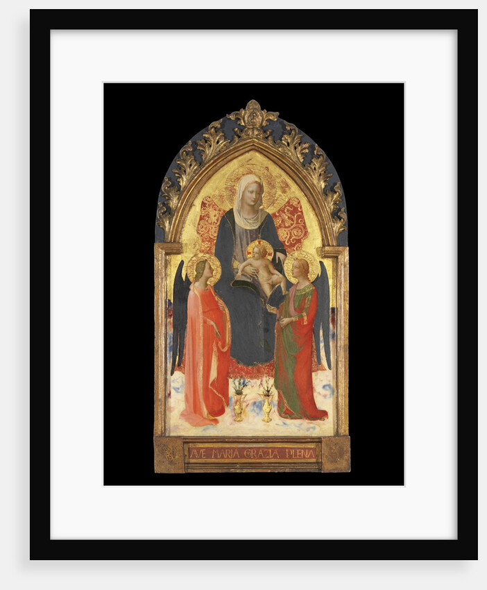 Altarpiece with the Madonna and Child with Two Angels by Fra Angelico