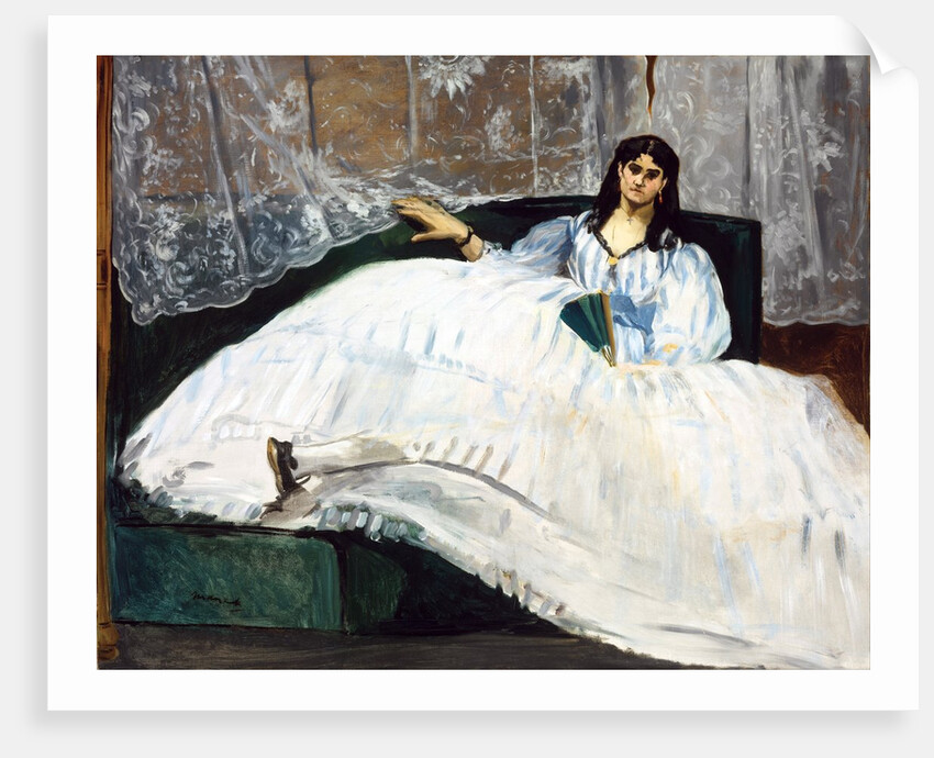 Woman with a Fan by Ã‰douard Manet by Anonymous