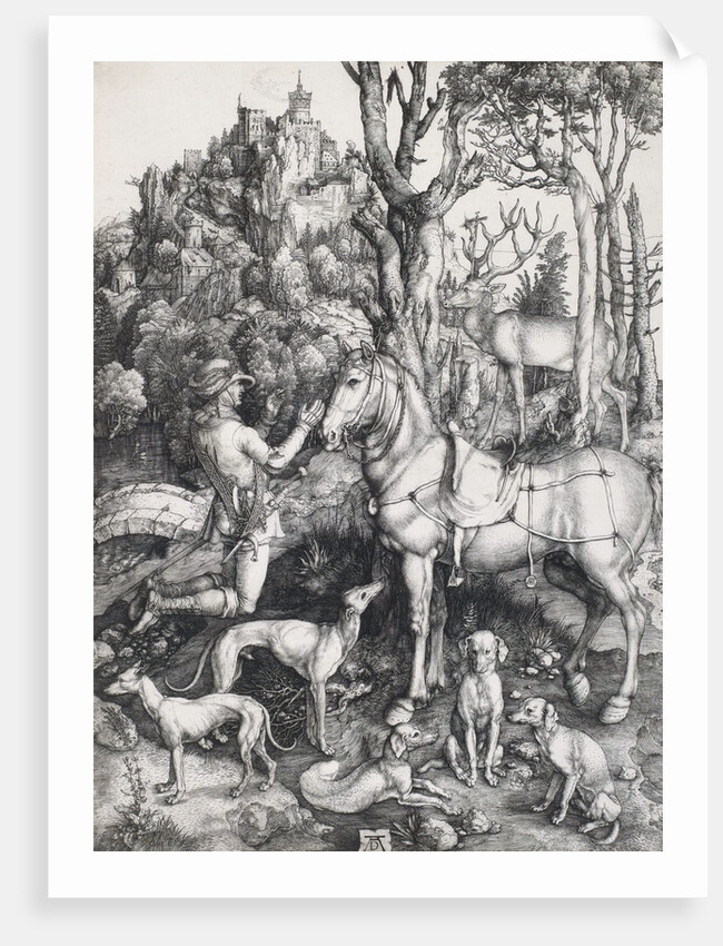 Saint Eustace by Albrecht Dürer