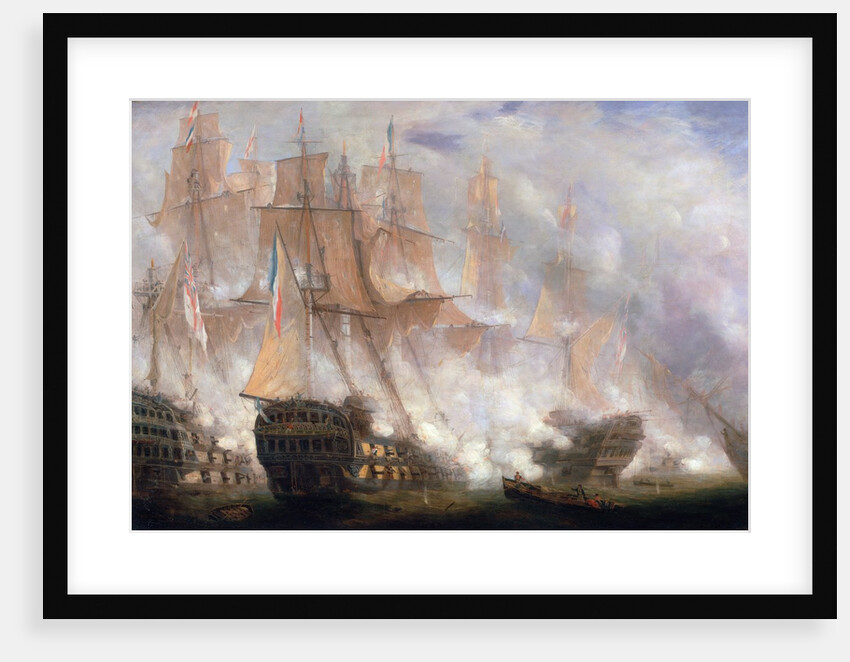 The Battle of Trafalgar by John Christian Schetky