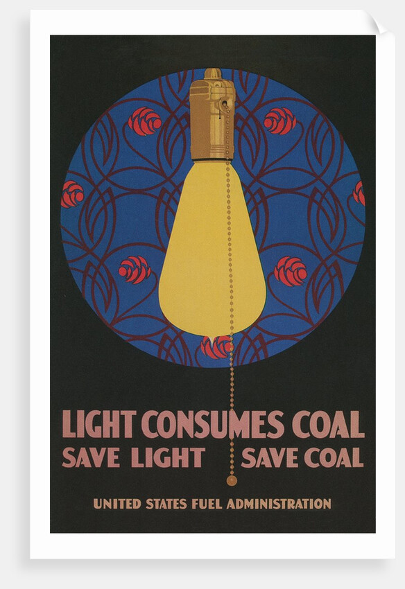 Light Consumes Coal by Anonymous