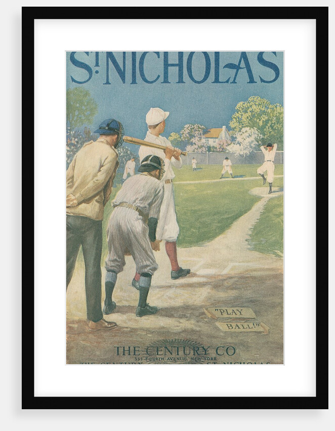 St. Nicholas Baseball Poster by Anonymous