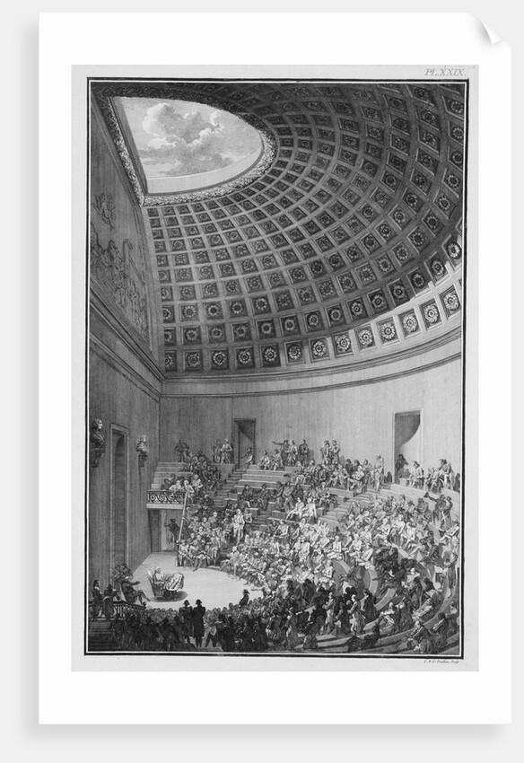 Anatomical theater at the School of Surgery in Paris by Anonymous