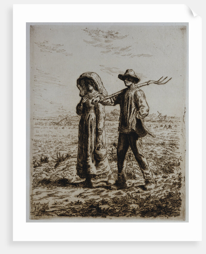 The Departure for Work by Jean-Francois Millet