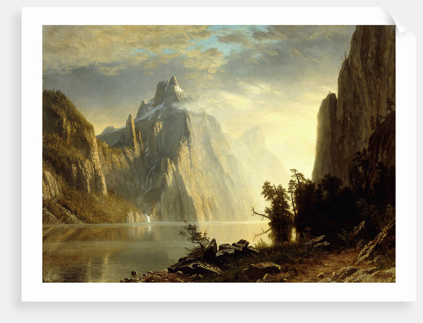 A Lake in the Sierra Nevada by Albert Bierstadt