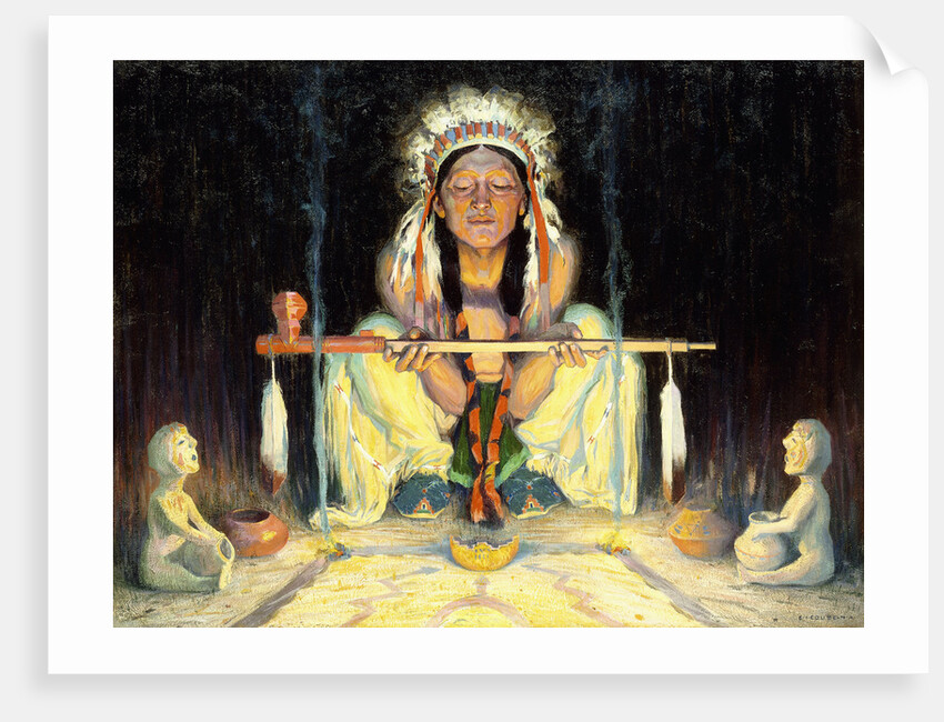 Offering to the Great Spirit by Eanger Irving Couse