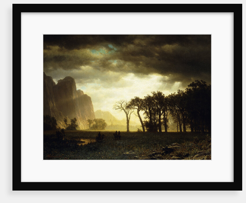 Passing Storm in Yosemite by Albert Bierstadt