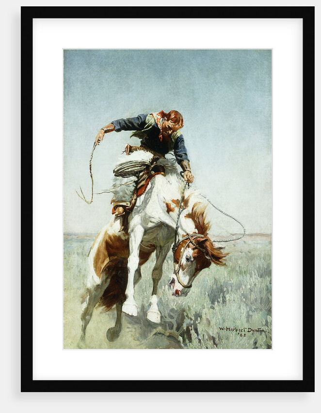 Bronco Rider by William Herbert 'Buck' Dunton