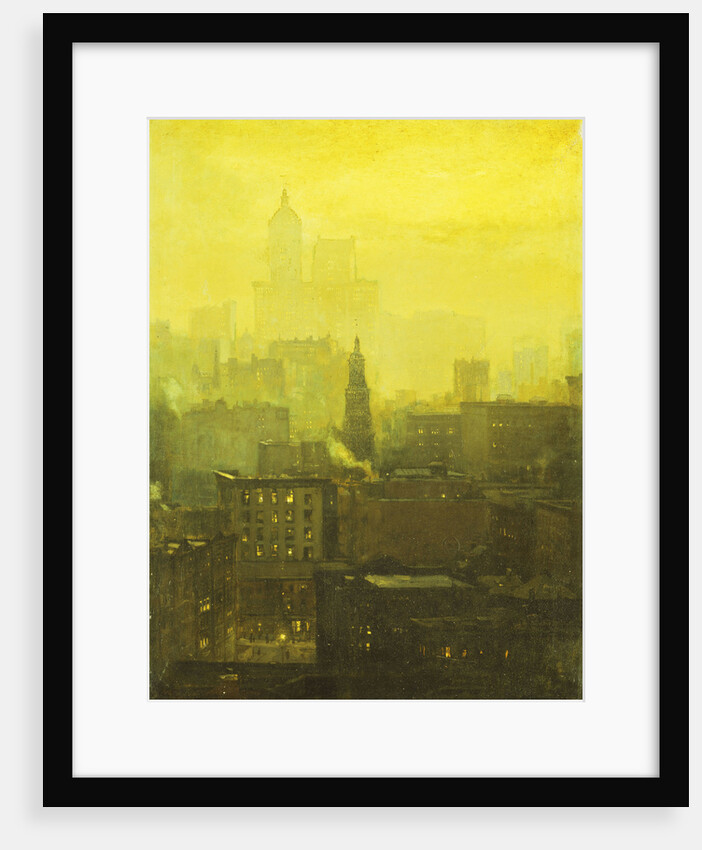 Urban Nocturne by Paul Cornoyer