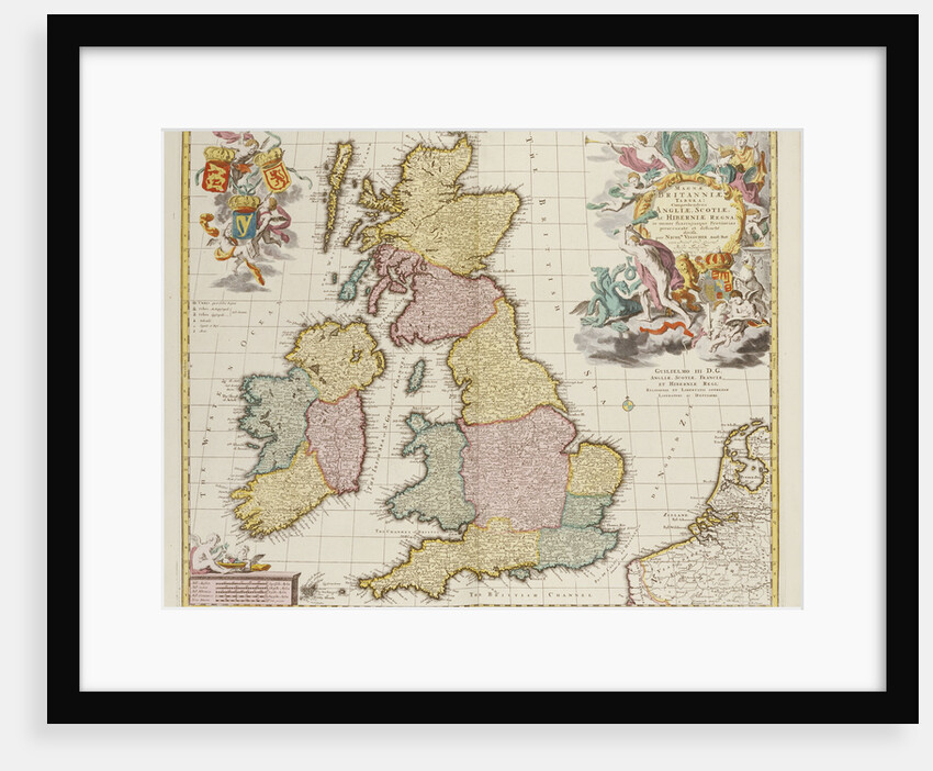 Britanniae Tabula by Pieter Schenk