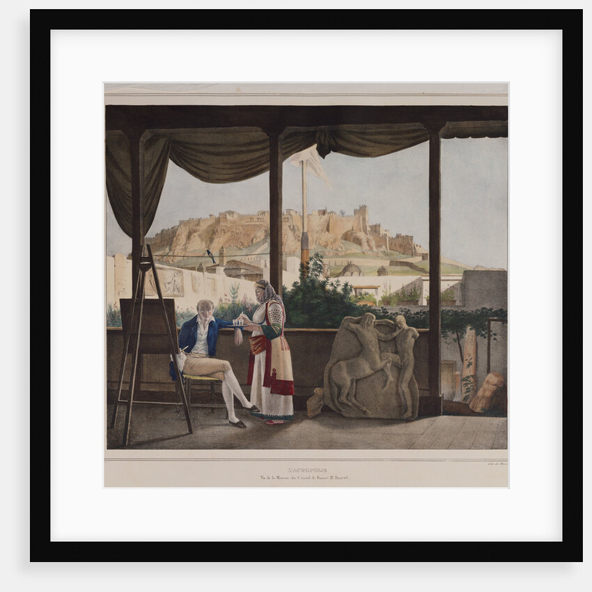 A View of the Acropolis from the French Consul, M. Fauvwel's House by Anonymous
