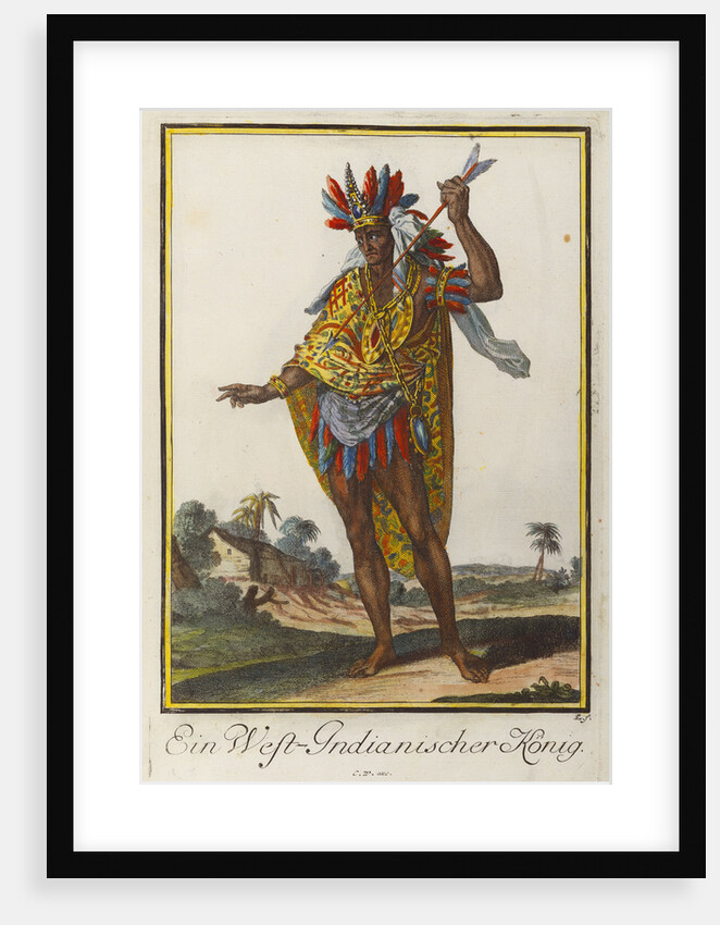 An Indian King by Christoph Weigel