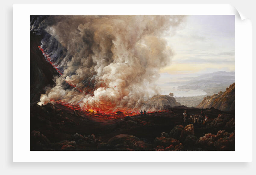 The Eruption of Vesuvius by Johan Christian Dahl