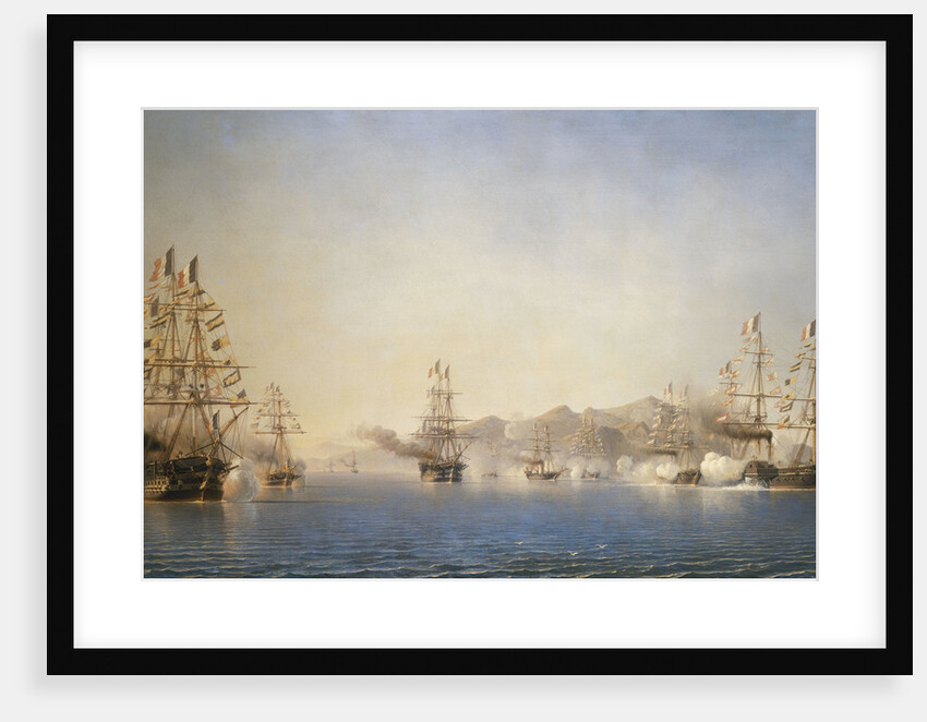 L'Arrivee sur la Rade de Toulon du Prince President (Napoleon III), le 27 September 1852 by Antoine-Leon Morel-Fatio