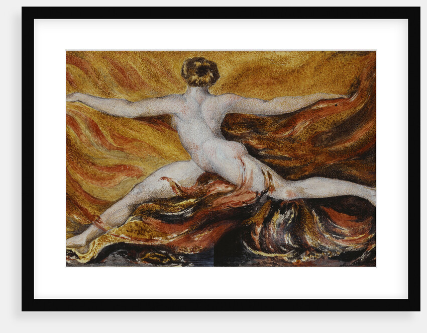 Oh! Flames of Furious Desires: Plate 3 of Urizen by William Blake