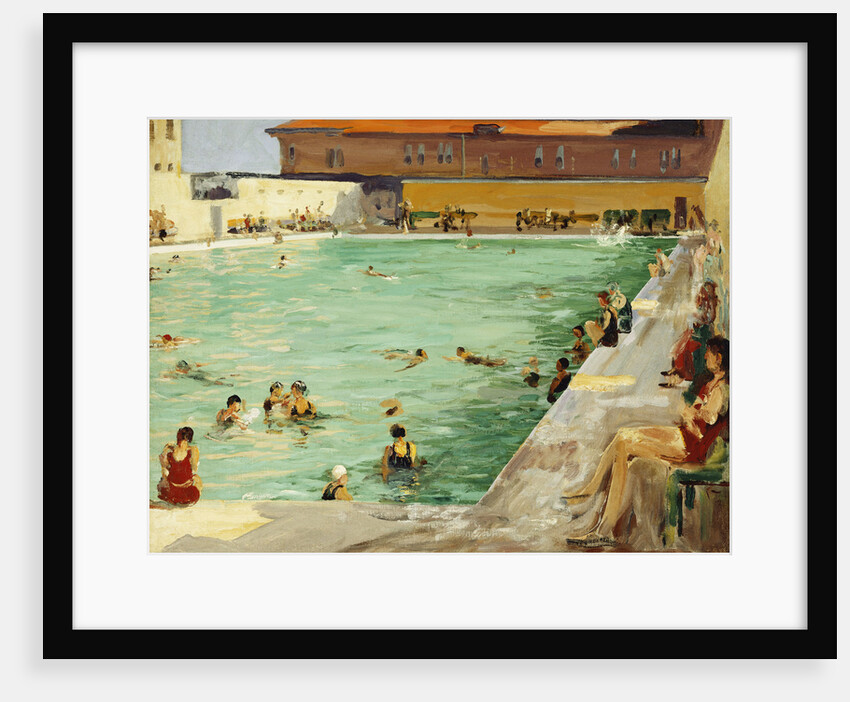 The Peoples' Pool, Palm Beach by Sir John Lavery