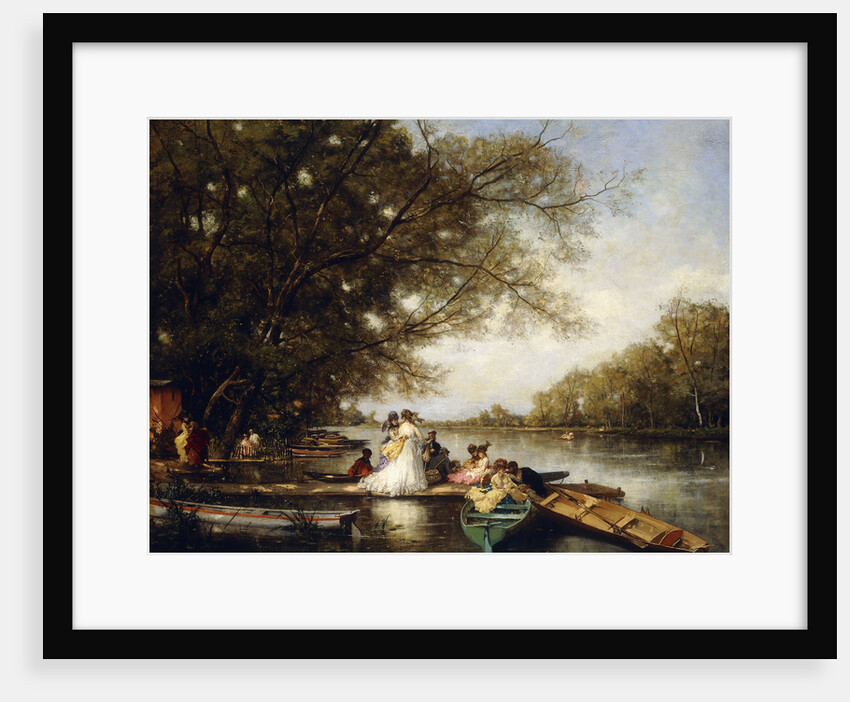 Boating Party on the Thames by Ferdinand Heilbuth