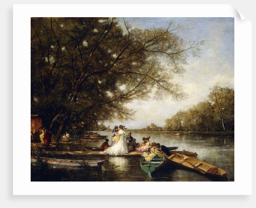 Boating Party on the Thames by Ferdinand Heilbuth