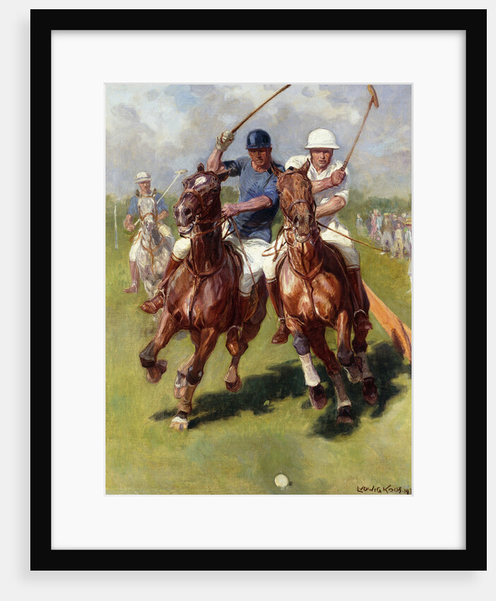 A Polo Match by Ludwig Koch