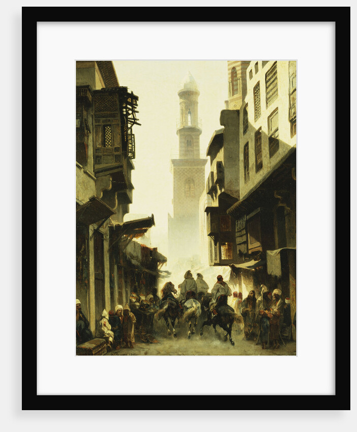 Street Scene in Damascus by Alberto Pasini