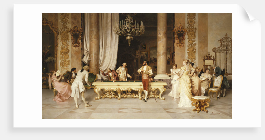 A Game of Billiards by Francesco Beda