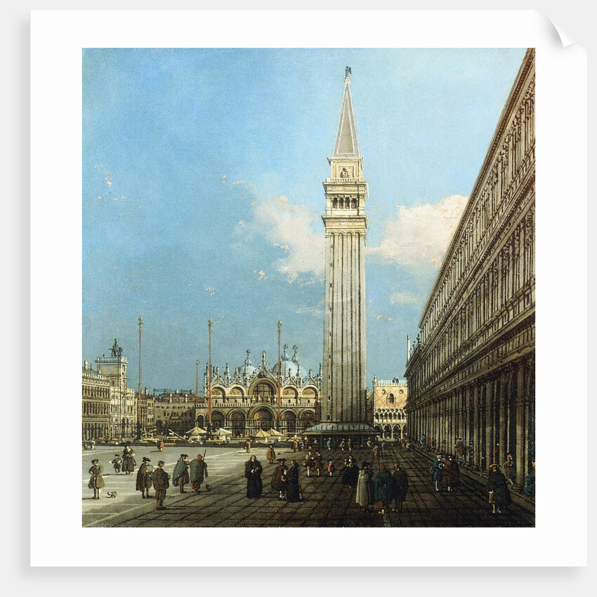The Piazza S. Marco, Venice, Looking East by Canaletto