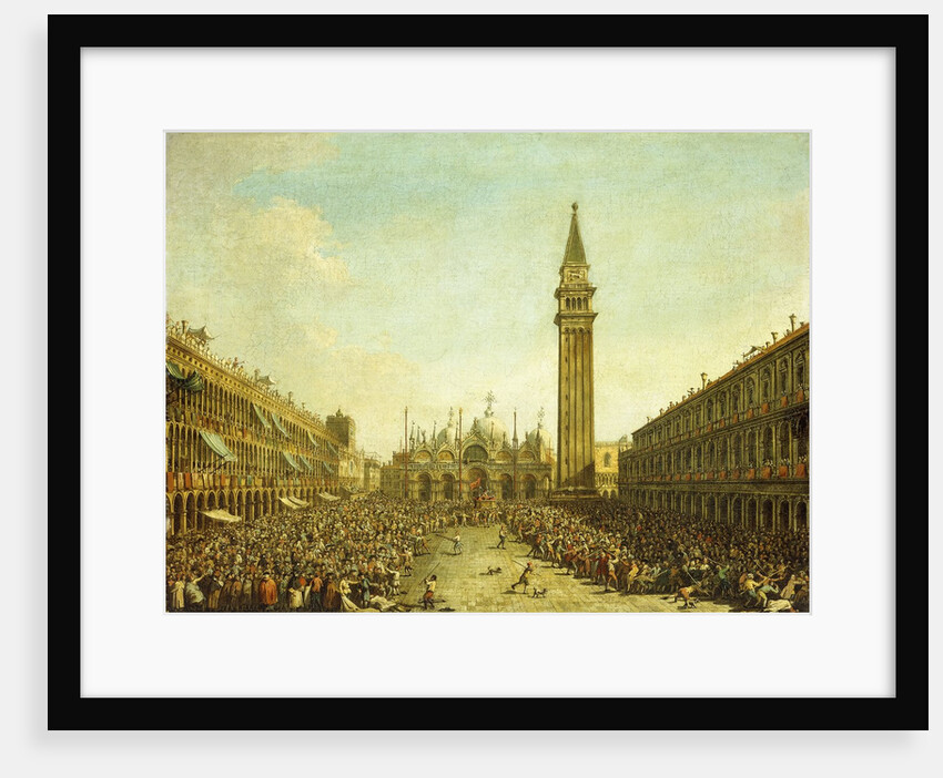 The Piazza San Marco, on the Doge's Coronation Day by Francesco Guardi