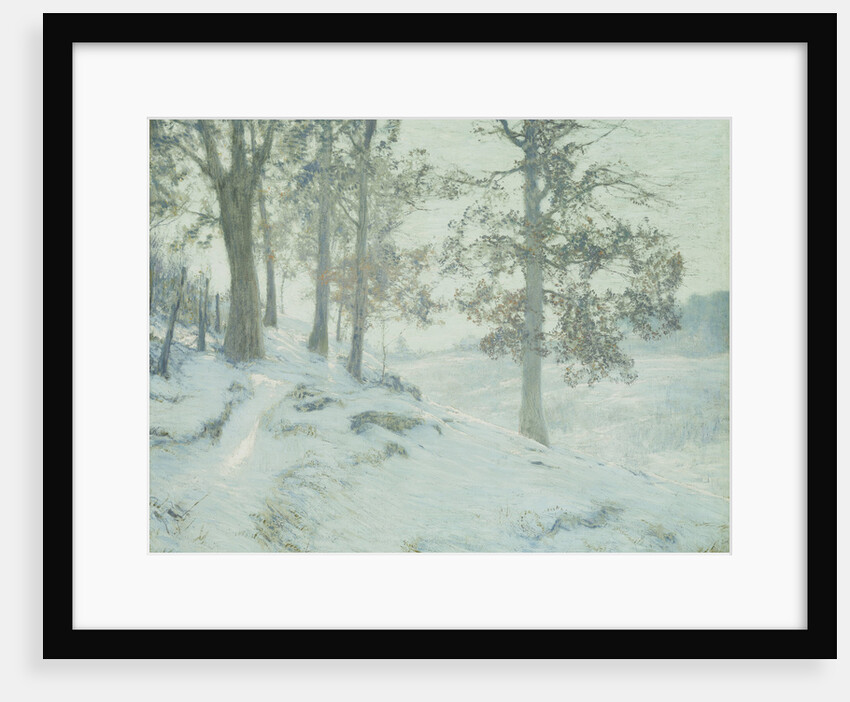 Lingering Oak Leaves by Walter Launt Palmer