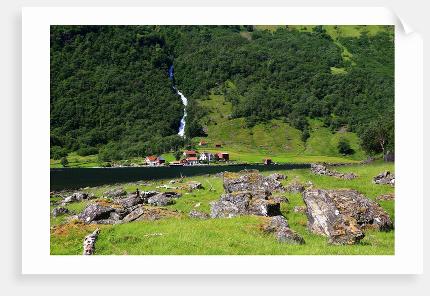 Sognefjorden. Kayaking in the Naeroyfjord. by Anonymous