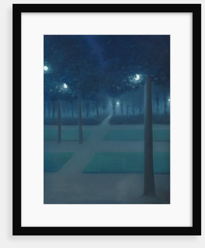 Nocturne in the Parc Royal, Brussels by William Degouve de Nuncques
