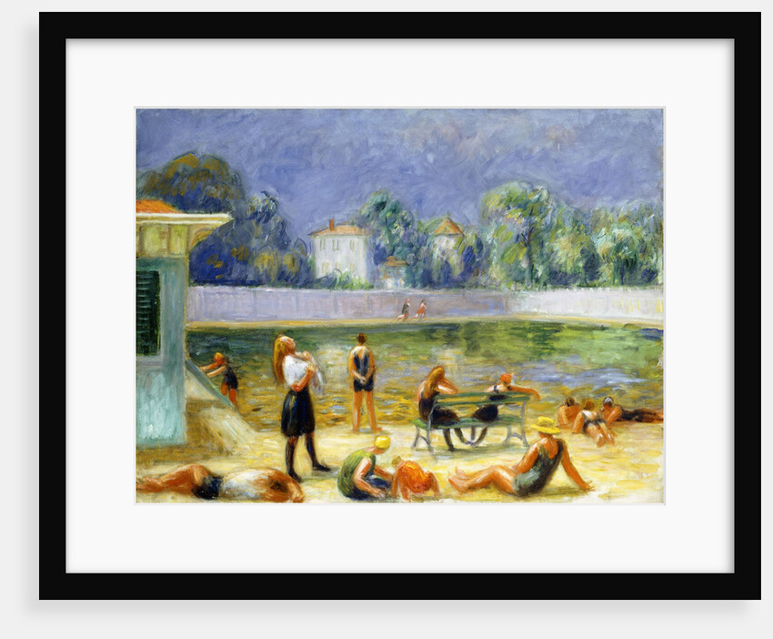 Outdoor Swimming Pool by William James Glackens
