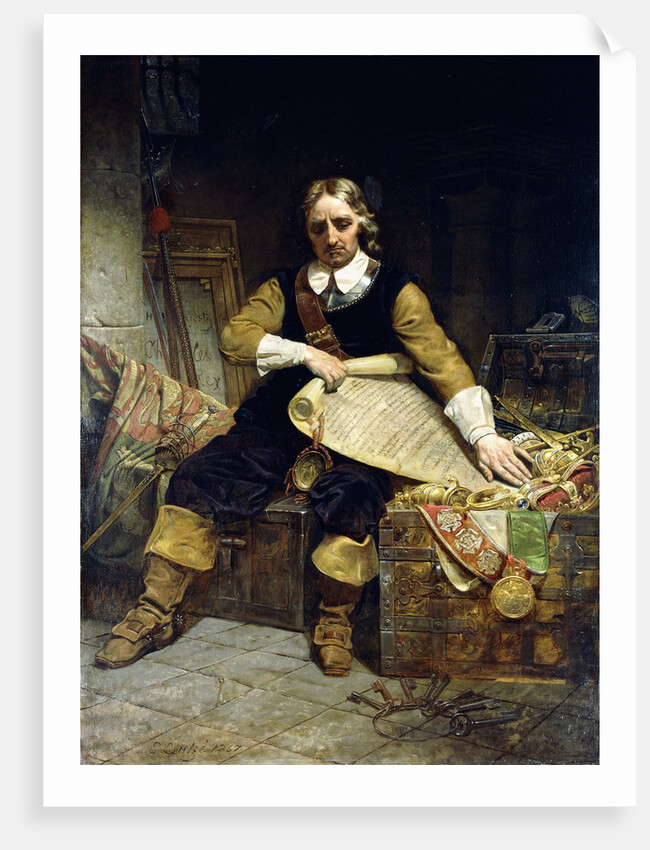 Oliver Cromwell by Emanuel Gottlieb Leutze