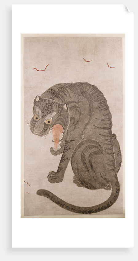 Tiger and Bats by Anonymous
