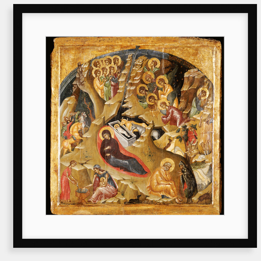 An important late Byzantine icon of the Nativity of Christ by Anonymous
