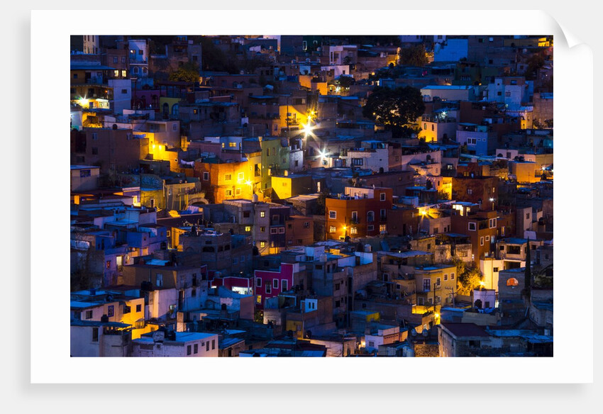 Night Lighting of the city of Guanajuato by Anonymous