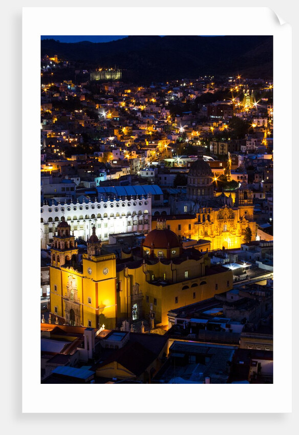 Night Lighting of the city of Guanajuato by Anonymous