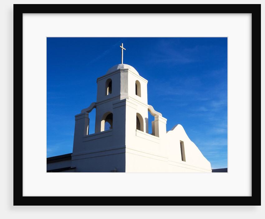 Old Mission Church - Our Lady of Perpetual Help With Blue Sky by Anonymous