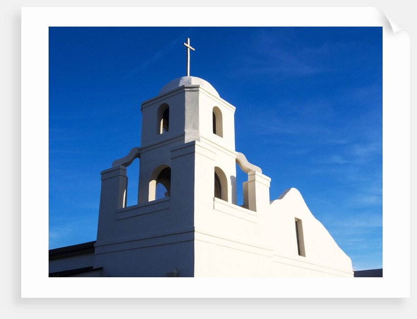 Old Mission Church - Our Lady of Perpetual Help With Blue Sky by Anonymous