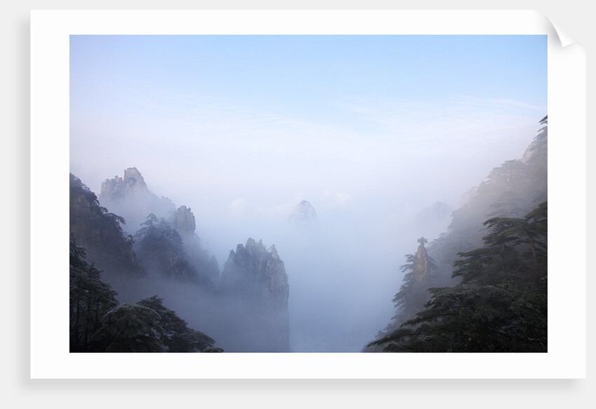 Evening Light on The Yellow Mountains by Anonymous