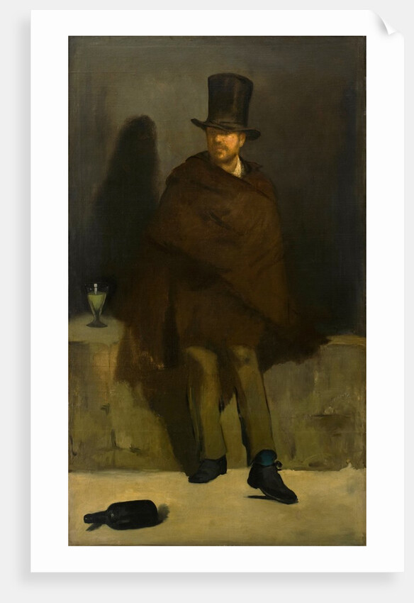 The Absinthe Drinker by Ã‰douard Manet by Anonymous