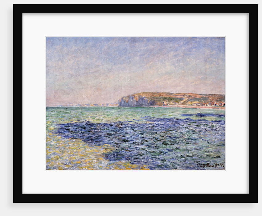 Shadows on the Sea - The Cliffs at Pourville by Claude Monet