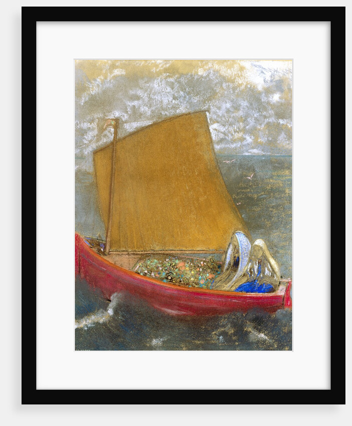 La Voile Jaune (The Yellow Sail) by Odilon Redon
