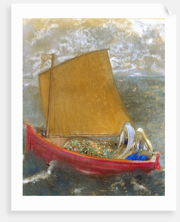 La Voile Jaune (The Yellow Sail) by Odilon Redon