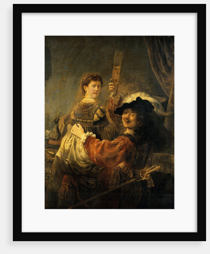 Rembrandt and Saskia in the Parable of the Prodigal Son by Rembrandt van Rijn