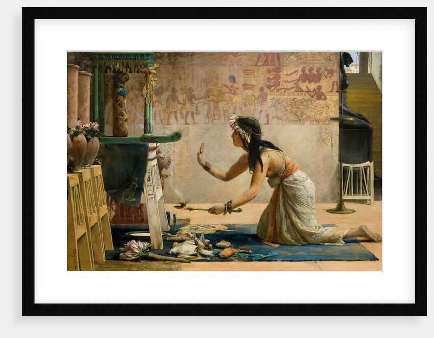 The Obsequies of an Egyptian Cat by John Reinhard Weguelin