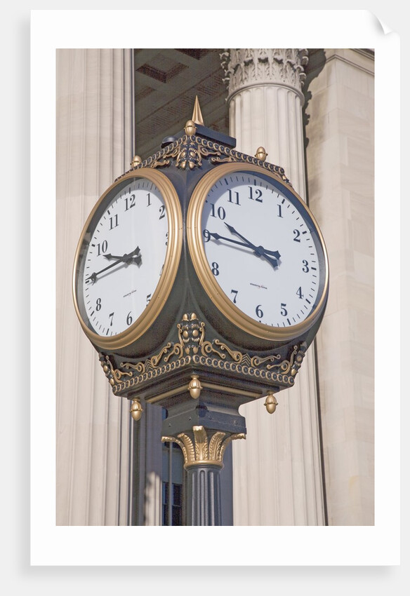 Antique Public Clock Philadelphia PA by Anonymous